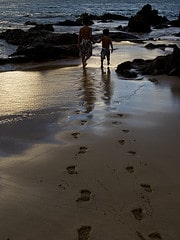 Footsteps In Sand