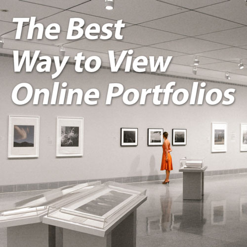 The Best Way to View Online Portfolios