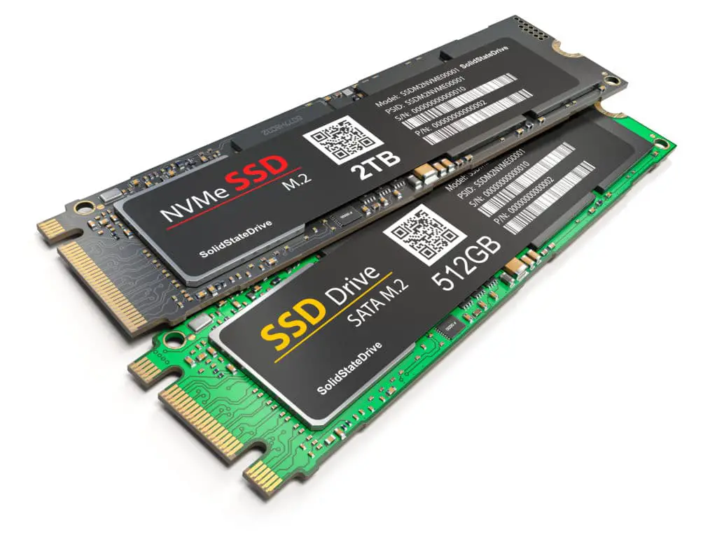 Different types of M.2 SSD drives