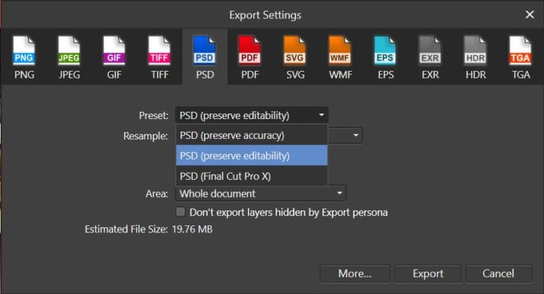 Easily Convert AFPHOTO To PSD - Beyond Photo Tips