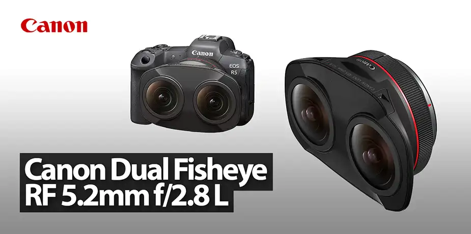 Amazon.com : Canon RF5.2mm F2.8 L Dual Fisheye Lens – 3D