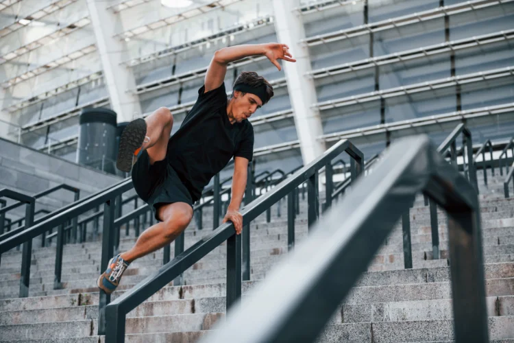 Learn Creativity From Parkour Athletes Training Methods 2 athlete performs parkour vaultwebp