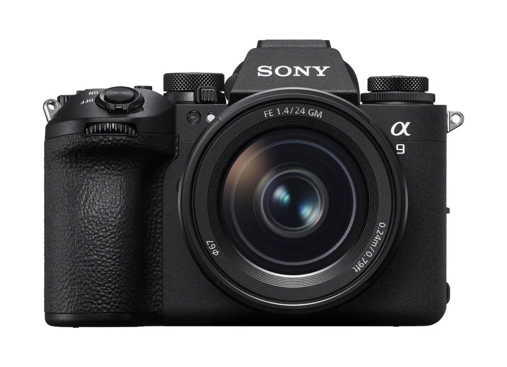 Sony A9 III: Game-changing Full-Frame Global Shutter, 120FPS 24.6MPx Camera 2 Sony A9 iii product photograph front view