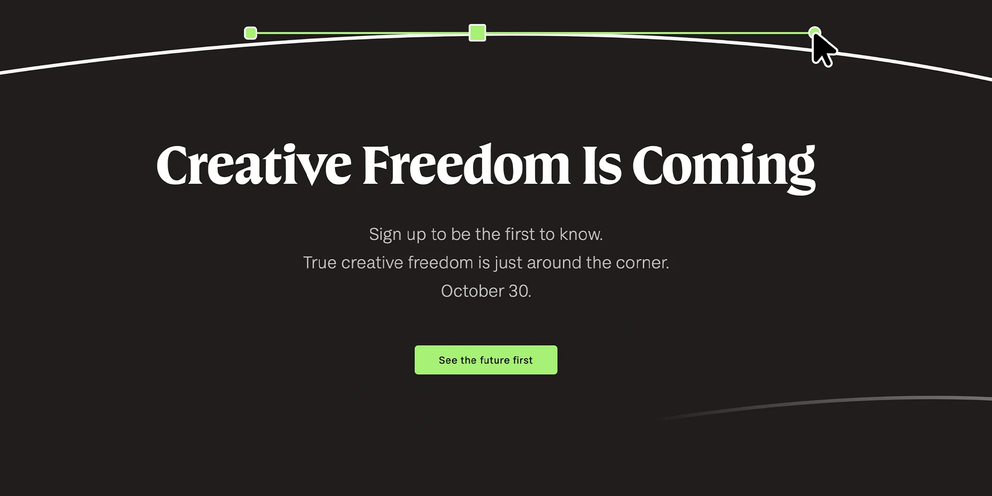 Affinity Says: Creative Freedom is Coming… 1 Affinity / Canva “Creative Freedom is Coming” Event Banner