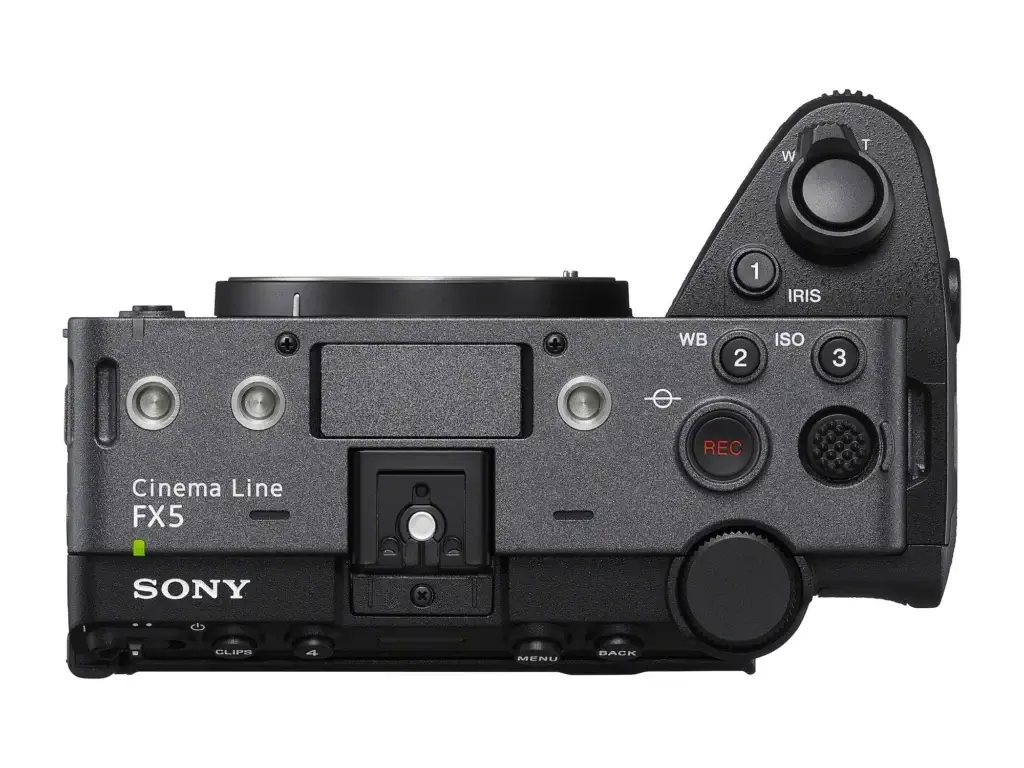 Sony FX5: What's Actually New, and What It Means for the Rest of Us 4 Sony FX5 Cinema Line Camera Top Plate View